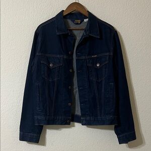 Wrangler Vintage Shell 14oz Denim Jacket Western Rodeo Men’s Large